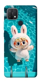 Чехол на Oppo A15s / A15 Labubu in the pool ver.2 фото 1 из 1