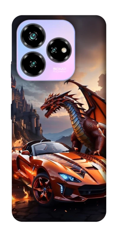 Чохол на ZTE Nubia V60 Desing Сar and dragon фото 1 з 1