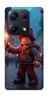 Чохол на Xiaomi Redmi Note 14S Roblox Fire Logo Blue Flames фото 1 з 1