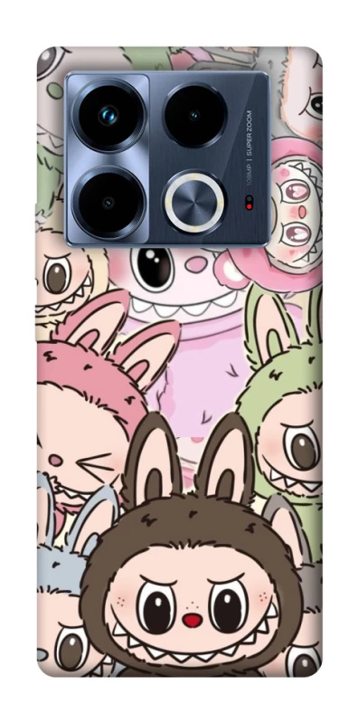 Чохол на Infinix Note 40 4G All Labubu 3 фото 1 з 1