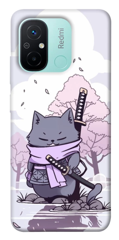 Чохол на Xiaomi Redmi 12C / Poco C55 Samurai cat фото 1 з 1