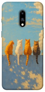 Чехол на OnePlus 7 cats on wall фото 1 из 1