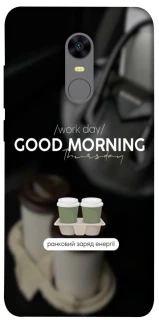 Чехол на Xiaomi Redmi 5 Plus / Redmi Note 5 (Single Camera) Thursday coffee фото 1 из 1