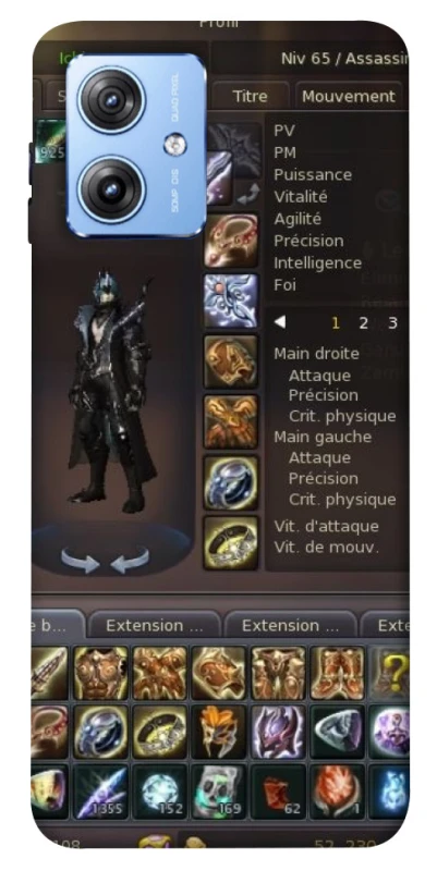 Чохол на Motorola Moto G84 Character Menu ver.1 фото 1 з 1