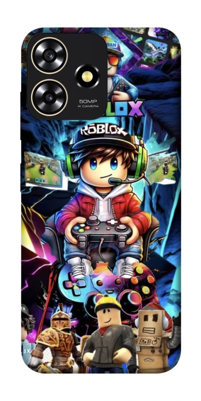 Чохол на ZTE Blade A73 4G Roblox collage ver.4 фото 1 з 1