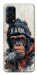 Чехол на Oppo Reno 5 4G Шимпанзе v3 фото 1 из 1