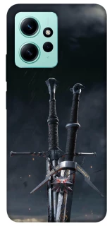 Чехол на Xiaomi Redmi Note 12 4G Мечи Ведьмака фото 1 из 1