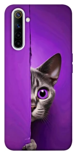 Чохол на Realme 6 Кіт-підглядач фото 1 з 1
