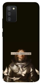 Чехол на Samsung Galaxy A02s Not afraid фото 1 из 1