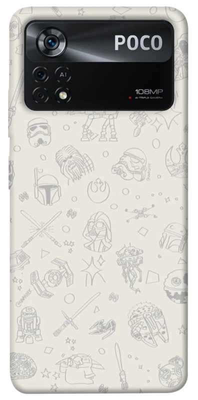 Чохол на Xiaomi Poco X4 Pro 5G Star Wars background ver.1 фото 1 з 1