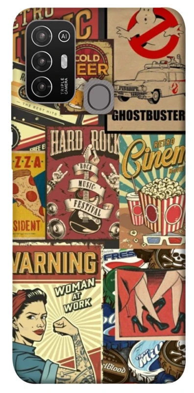 Чохол на ZTE Blade A52 Retro collage ver.2 фото 1 з 1