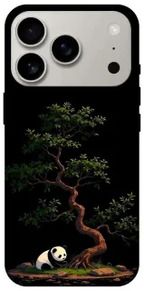 Чохол на Apple iPhone 18 Pro Panda and tree фото 1 з 2