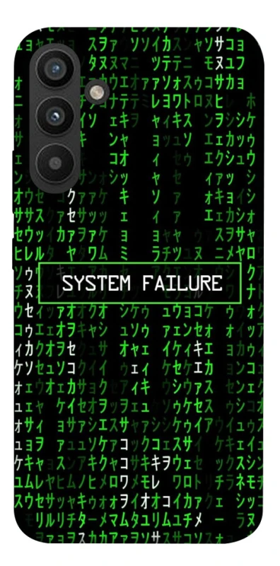 Чехол на Samsung Galaxy A34 5G Matrix system failure фото 1 из 1