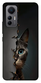 Чехол на Xiaomi 12 Lite Кот-подглядыватель v2 фото 1 из 1