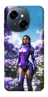 Чохол на TECNO Spark Go 1 Cyber space girl ver.4 фото 1 з 1