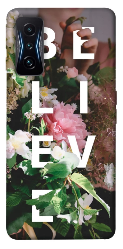 Чехол на Xiaomi Poco F4 GT Believe фото 1 из 1