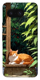 Чехол на Google Pixel 8 red cat фото 1 из 1