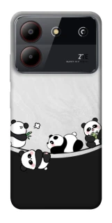 Чохол на ZTE Blade A54 4G Four pandas фото 1 з 1