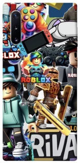 Чехол на Samsung Galaxy Note 10 Roblox collage ver.1 фото 1 из 1