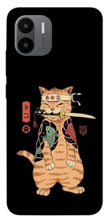Чохол на Xiaomi Redmi A1 / A2 Кіт-самурай фото 1 з 1
