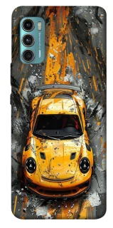 Чехол на Motorola Moto G60 Drawn Porsche фото 1 из 1