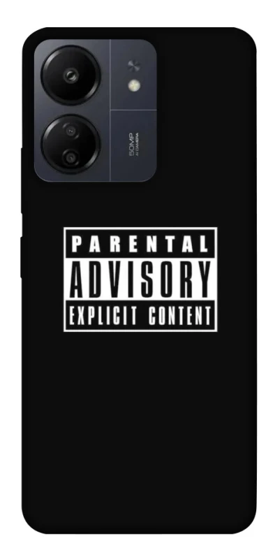 Чохол на Xiaomi Redmi 13C Parental Advisory Label фото 1 з 1