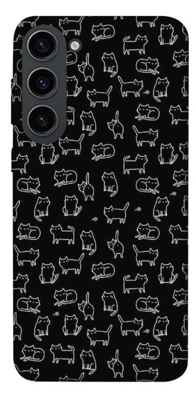 Чохол на Samsung Galaxy S23 Black Cats фото 1 Чохол на Samsung Galaxy S23 Black Cats фото 1 з 1