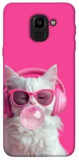 Чохол на Samsung J600F Galaxy J6 (2018) Pink kitty фото 1 Чохол на Samsung J600F Galaxy J6 (2018) Pink kitty фото 1 з 1