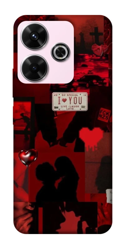 Чехол на Xiaomi Poco M6 4G Love collage ver.2 фото 1 из 1