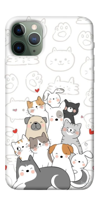 Чохол на Apple iPhone 11 Pro (5.8") Funny Pets фото 1 з 1