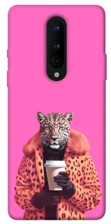 Чохол на OnePlus 8 Леопард з кавою фото 1 з 1
