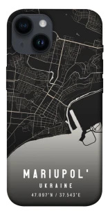 Чехол на Apple iPhone 14 (6.1") Mariupol map фото 1 из 1