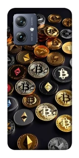Чохол на Motorola Moto G54 Many coins фото 1 Чохол на Motorola Moto G54 Many coins фото 1 з 1