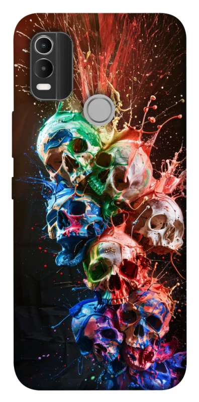 Чехол на Nokia C21 Plus Skulls фото 1 из 1