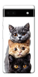 Чохол на Google Pixel 6a Гарні котики фото 1 з 1
