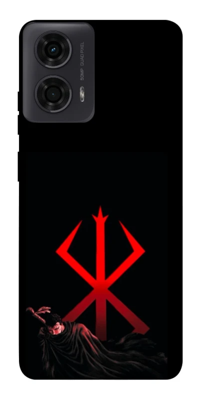 Чохол на Motorola Moto G04 Berserk Red Logo фото 1 з 1