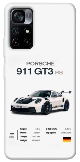 Чехол на Xiaomi Poco M4 Pro 5G Porsche 911 GT3 фото 1 из 1