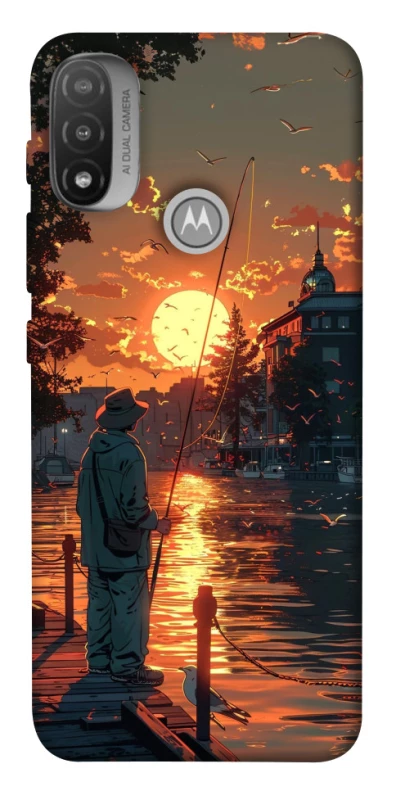 Чехол на Motorola Moto E20 Fishing фото 1 из 1