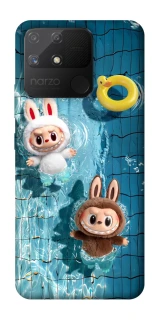 Чохол на Realme Narzo 50A Labubu in the pool фото 1 з 1
