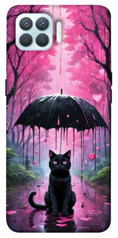 Чохол на Oppo F17 Pro Black cat фото 1 з 1