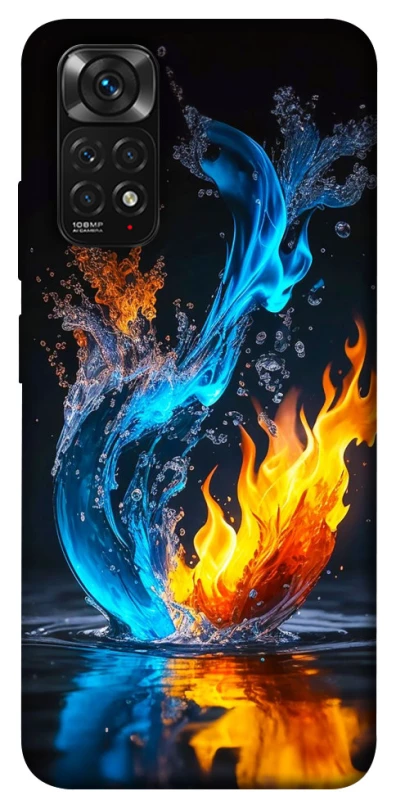 Чехол на Xiaomi Redmi Note 11 (Global) / Note 11S Water And Fire фото 1 из 1