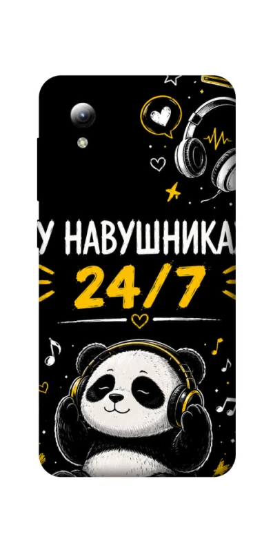 Чехол на ZTE Blade A3 (2019) У навушниках 24/7 фото 1 из 1
