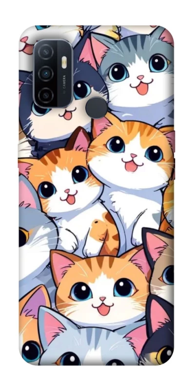 Чохол на Oppo A53 / A32 / A33 Cute Cat v2 фото 1 з 1