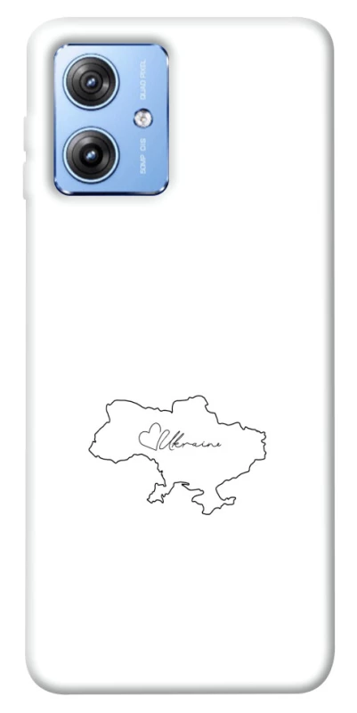 Чохол на Motorola Moto G84 Ukraine map фото 1 з 1