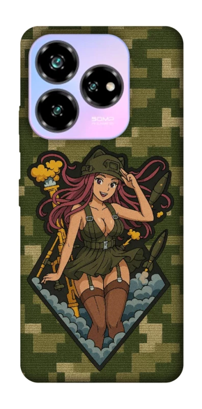 Чохол на ZTE Nubia V60 Desing Military Waifu фото 1 з 1