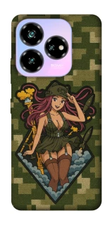 Чехол на ZTE Nubia V60 Desing Military Waifu фото 1 из 1