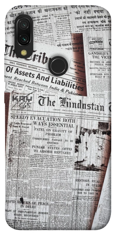 Чехол на Xiaomi Redmi 7 Газеты фото 1 из 1