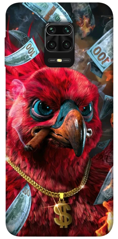 Чехол на Xiaomi Redmi Note 9s / Note 9 Pro / Note 9 Pro Max Попугай фото 1 из 1