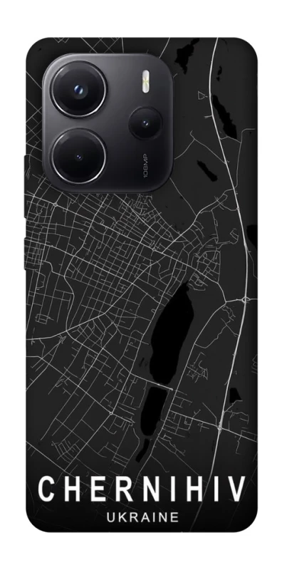 Чохол на Xiaomi Redmi Note 14 4G (Europe version) Chernihiv map фото 1 з 1