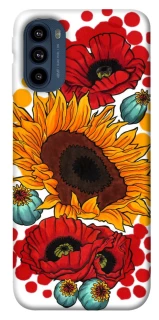 Чохол на Motorola Moto G41 Соняшники та маки фото 1 з 1